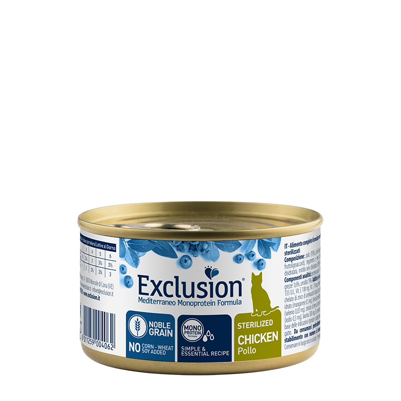 Exclusion Mediterraneo Sterilized Pollo 85 gr