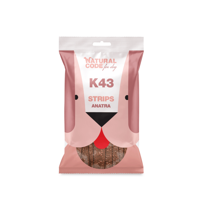 K43 Snack Strips Anatra per cani 180 gr