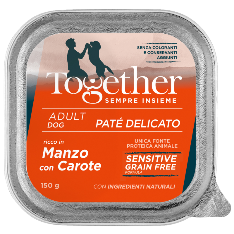 Together Patè Sensitive Manzo e carote 150 gr