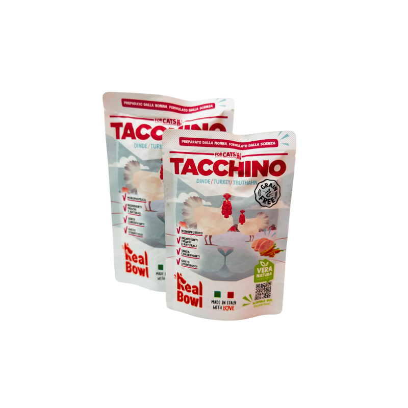 Real Bowl gatto Tacchino 160 gr